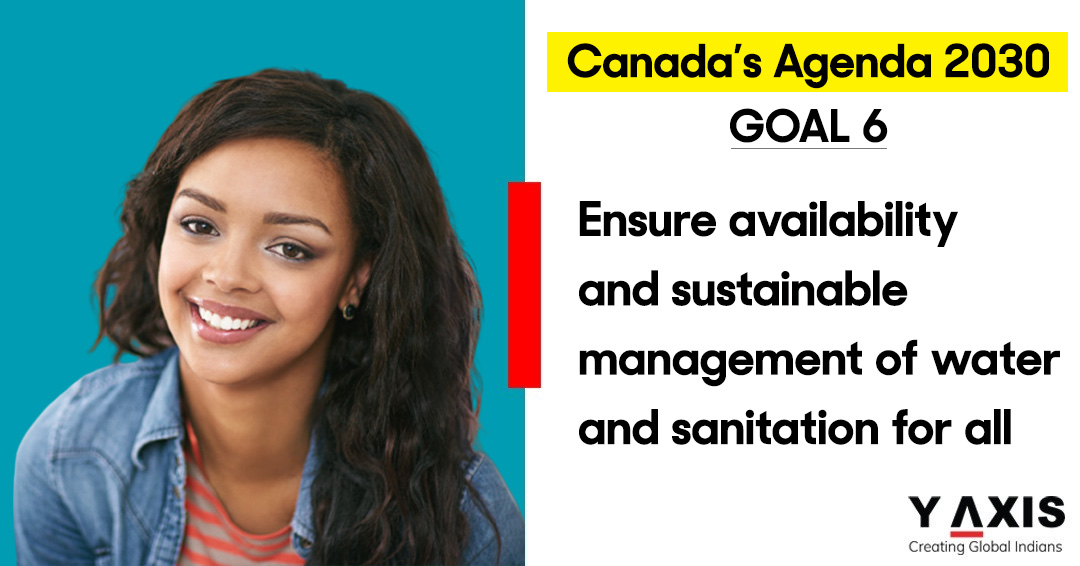 Canada Goal 6 is to provide access to clean water