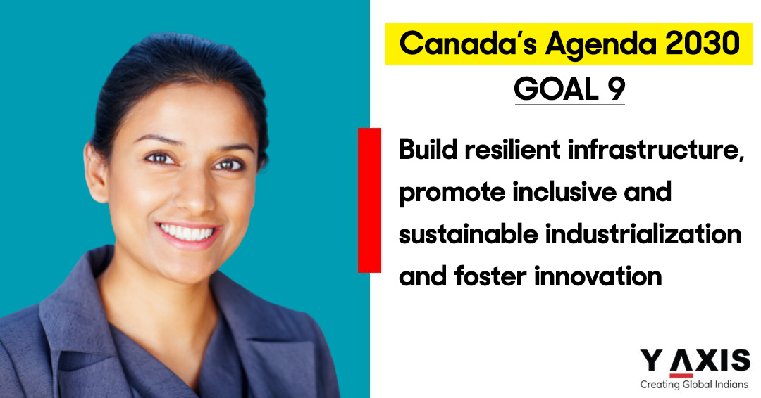 Canada Goal 9 is to provide access to sustainable infrastructure