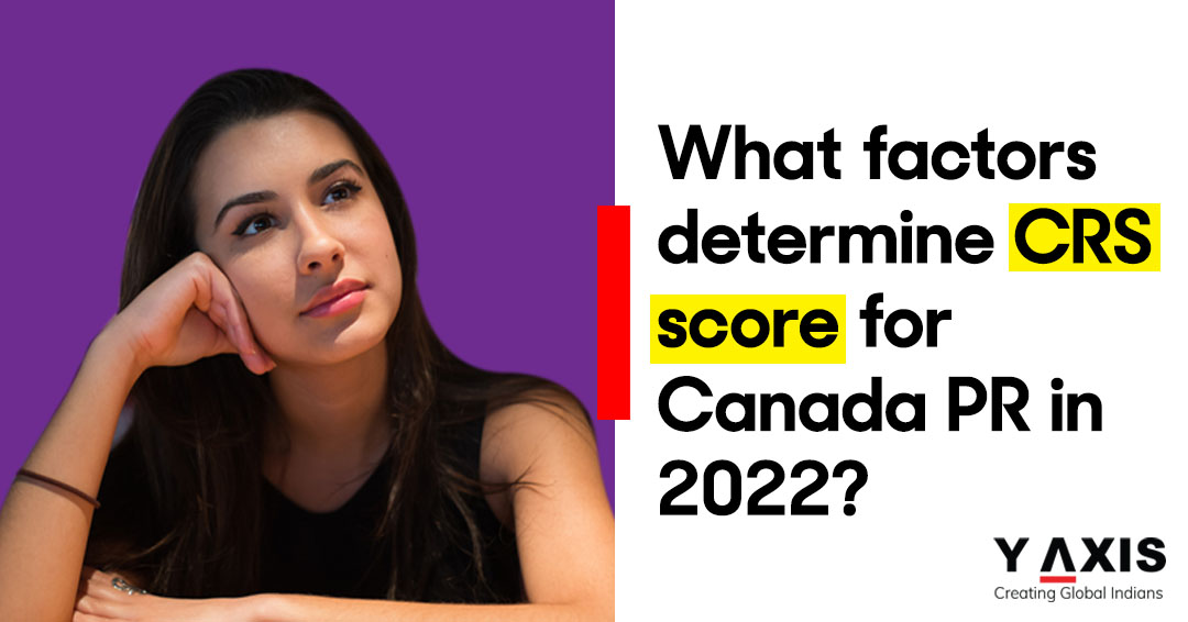 What factors determine CRS score for Canada PR in 2022