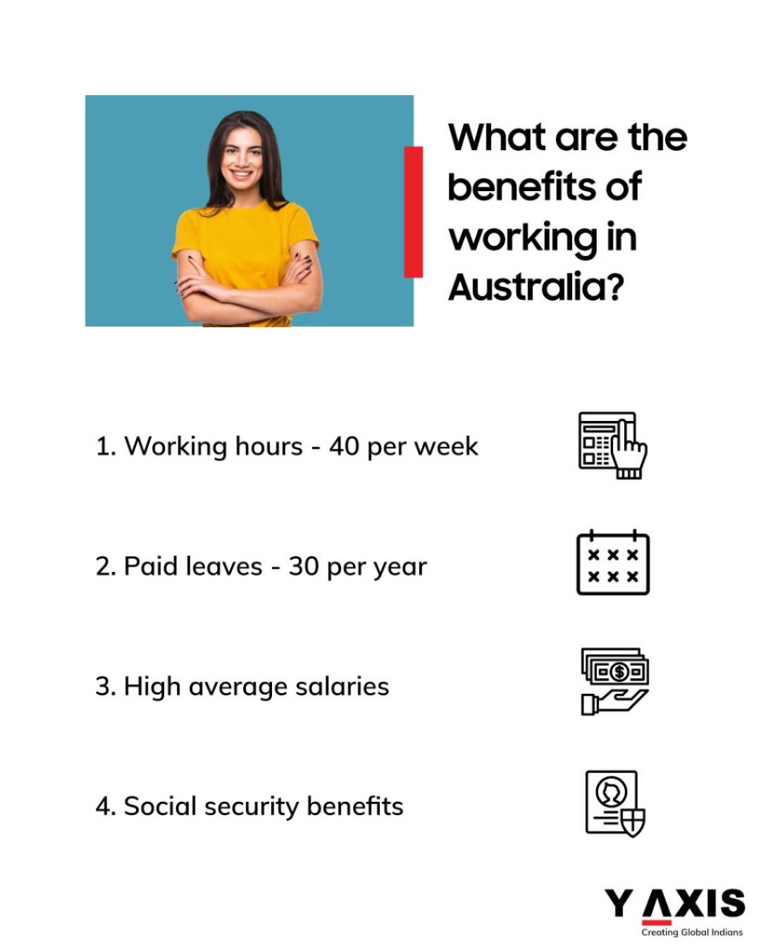 What are the benefits of working in Australia
